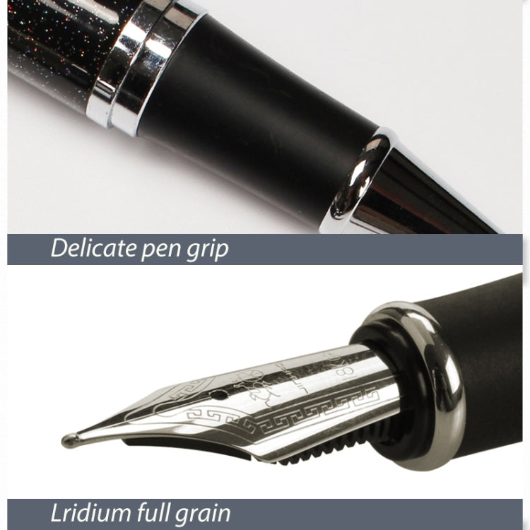 X750 Stationery Stainless Steel Fountain Pen Medium Nib Ink Pens School Oiifice Gift, Nib Size:0.5mm(Ivory) - Fountain Pens by PMc TechLife | Online Shopping South Africa | PMc TechLife | Buy Now Pay Later Mobicred