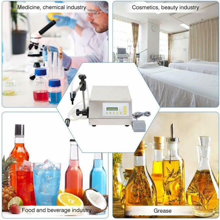 Mini Portable Electric Digital Control Pump Liquid Filling Machine LCD Display Milk Bottles Filler 220V - Drinking Tools by PMC TechLife | Online Shopping South Africa | PMC TechLife