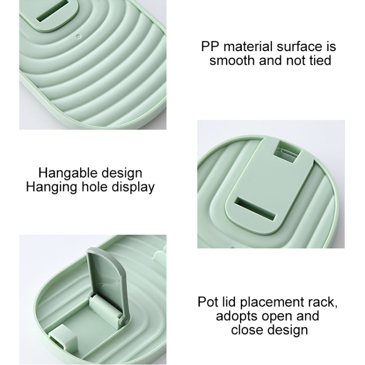 Kitchen Spatula Pot Lid Rack Kitchenware Plastic Storage Rack Random Color Delivery - Shelf by PMC TechLife | Online Shopping South Africa | PMC TechLife | Buy Now Pay Later Mobicred