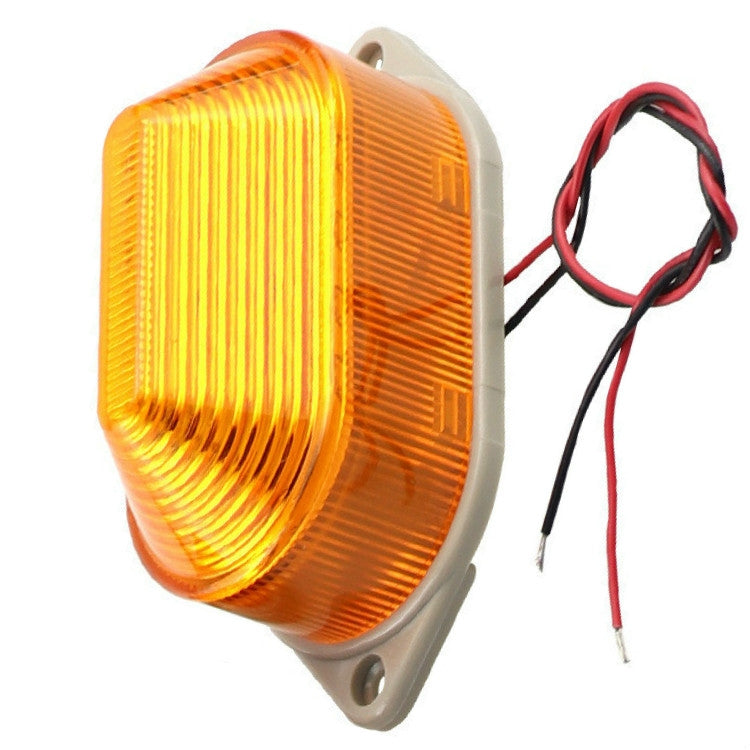 DC12V Led Mini Strobe Signal Warning Light Silent Warning Light(Orange) - Warning Lights by PMC TechLife | Online Shopping South Africa | PMC TechLife | Buy Now Pay Later Mobicred