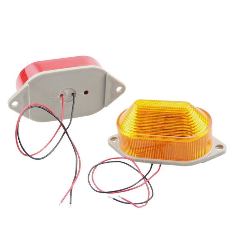 DC12V Led Mini Strobe Signal Warning Light Silent Warning Light(Orange) - Warning Lights by PMC TechLife | Online Shopping South Africa | PMC TechLife | Buy Now Pay Later Mobicred