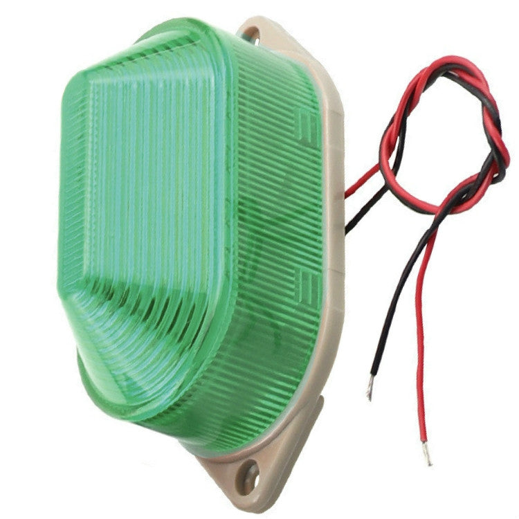 DC12V Led Mini Strobe Signal Warning Light Silent Warning Light(Green) - Warning Lights by PMC TechLife | Online Shopping South Africa | PMC TechLife | Buy Now Pay Later Mobicred