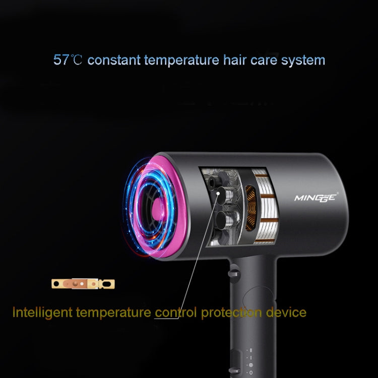 Mingge T1 T Style 1800W High-power Cold Hot Air Wind Fast Drying Folding Hair Dryer, Plug Type:EU Plug( Green) - free shipping - PMC TechLife - Order now!
