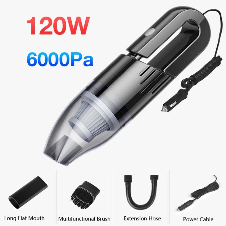120W Car Vacuum Cleaner Car Small Mini Internal Vacuum Cleaner, Specification:Wired, Style:Turbine Motor - Vacuum Cleaner by PMC Jewellery | Online Shopping South Africa | PMC Jewellery | Buy Now Pay Later Mobicred