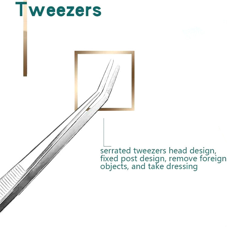 3 in 1 Silver Box Stainless Steel Dental Tools Dental Care Tartar Tool Dentist Tool Set - Dental Tools by PMC TechLife | Online Shopping South Africa | PMC TechLife