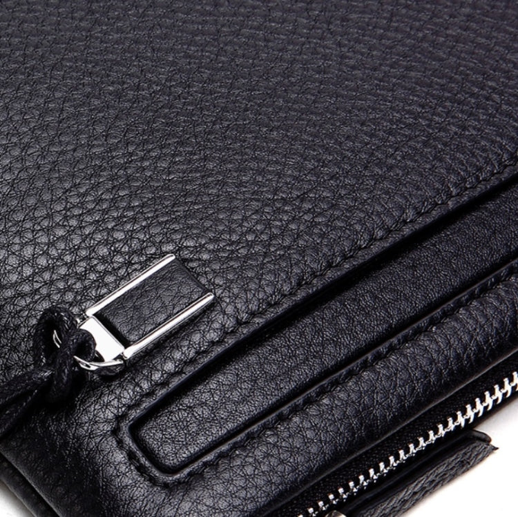 Men Leather Casual Clutch Leather Smart Anti-Theft & Anti-Lost Coin Purse, Size:Small - Wallets by PMc TechLife | Online Shopping South Africa | PMc TechLife | Buy Now Pay Later Mobicred