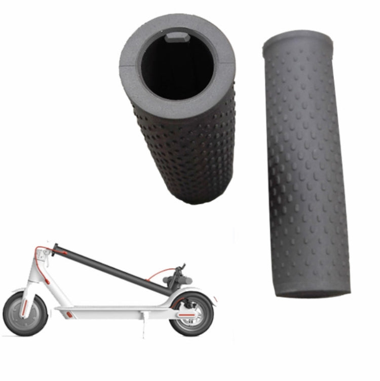 A Pair For Xiaomi Electric Scooter Silicone Car Handles Replace Non-slip Car Handles, Size:One Size(Black) - Accessories & Parts by PMc TechLife | Online Shopping South Africa | PMc TechLife | Buy Now Pay Later Mobicred