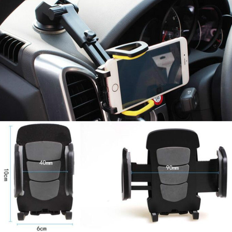 Car Phone Holder Car Air Outlet Mobile Phone Holder Suction Cup Navigation Instrument Panel General, Style:2 in 1(Red) - free shipping - PMC Jewellery - Order now!