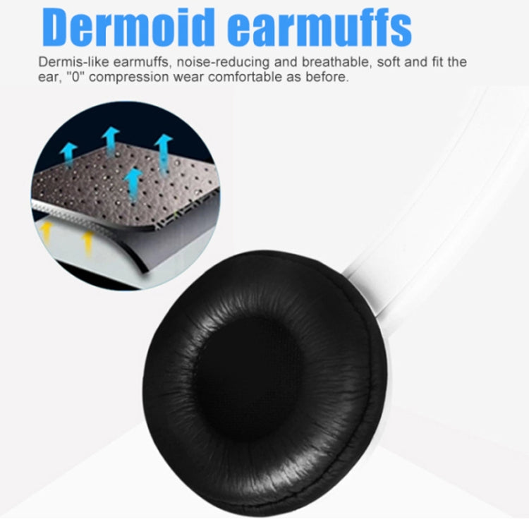 DANYIN DT326 Head-mounted Desktop Computer Children Learning Wire Headset with Microphone, Cable Length:1.8m, Style:3.5mm Two-hole(Black) - Multimedia Headset by Danyin | Online Shopping South Africa | PMC TechLife | Buy Now Pay Later Mobicred