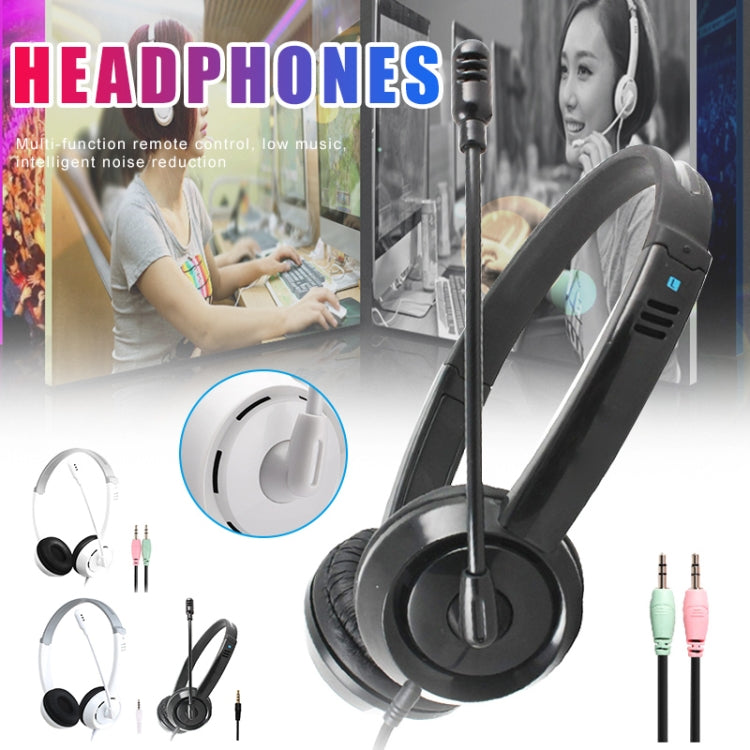 DANYIN DT326 Head-mounted Desktop Computer Children Learning Wire Headset with Microphone, Cable Length:1.8m, Style:Single Hole Four-level(Black) - free shipping - PMC TechLife - Order now!