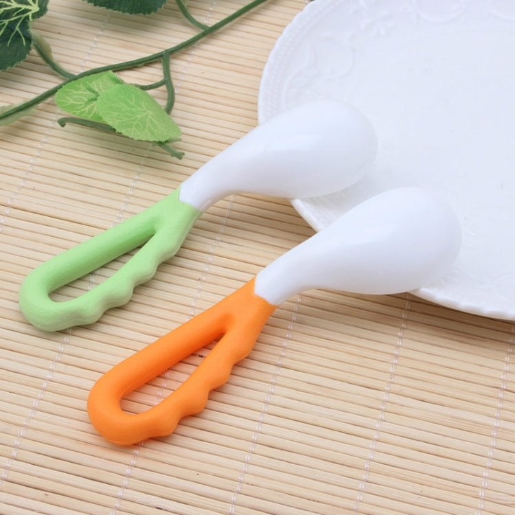 2 PCS Baby Curved Spoon Eat Spoon Baby Pacifier Feeding Spoon Solid Supplies Curved Spoon Children Tableware(Mixing) - free shipping - PMC TechLife - Order now!