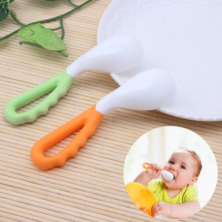 2 PCS Baby Curved Spoon Eat Spoon Baby Pacifier Feeding Spoon Solid Supplies Curved Spoon Children Tableware(Mixing) - free shipping - PMC TechLife - Order now!