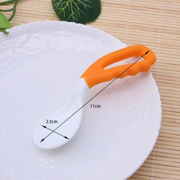2 PCS Baby Curved Spoon Eat Spoon Baby Pacifier Feeding Spoon Solid Supplies Curved Spoon Children Tableware(Mixing) - free shipping - PMC TechLife - Order now!