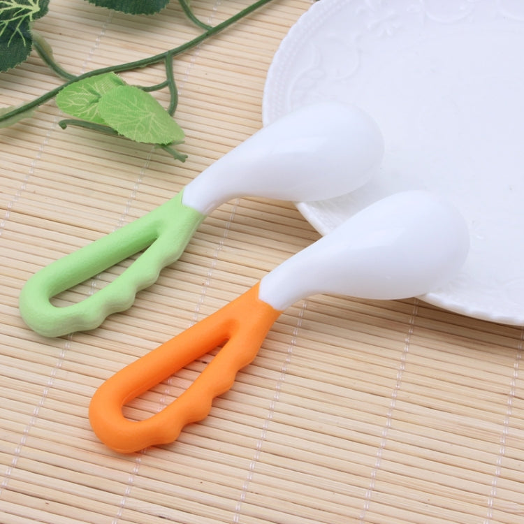 2 PCS Baby Curved Spoon Eat Spoon Baby Pacifier Feeding Spoon Solid Supplies Curved Spoon Children Tableware(Mixing) - free shipping - PMC TechLife - Order now!
