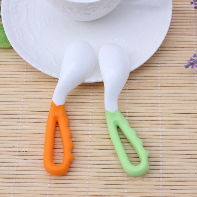 2 PCS Baby Curved Spoon Eat Spoon Baby Pacifier Feeding Spoon Solid Supplies Curved Spoon Children Tableware(Mixing) - free shipping - PMC TechLife - Order now!