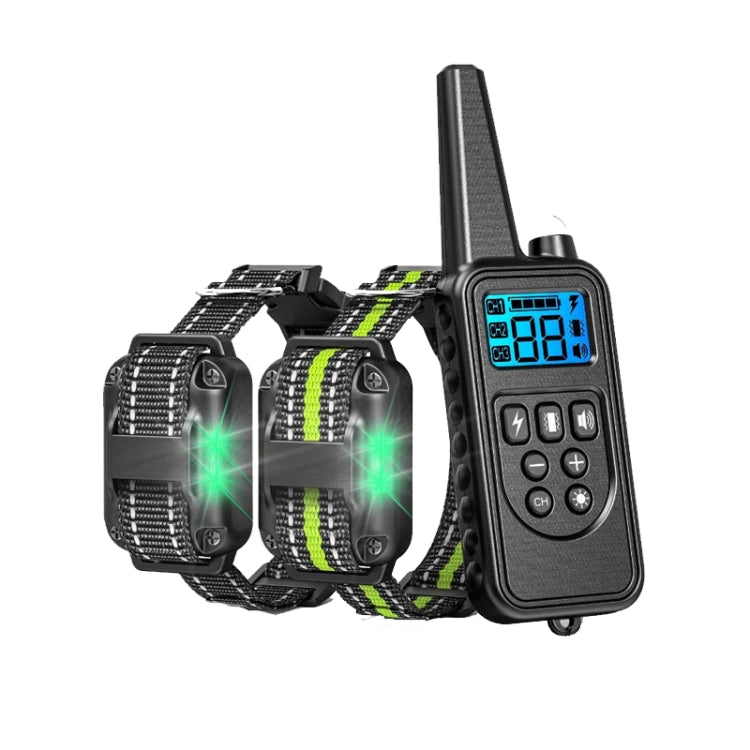 Bark Stopper Pet Supplies Collar Remote Control Collar Dog Training Device, Style:880-2 - Training Aids by PMC TechLife | Online Shopping South Africa | PMC TechLife | Buy Now Pay Later Mobicred