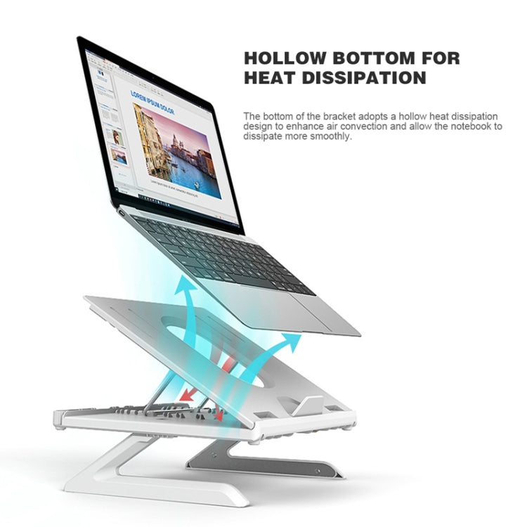 Multifunctional Folding Notebook Stand Monitor Increase Rack, Colour: Tripod (White) - Laptop Stand by PMC Jewellery | Online Shopping South Africa | PMC Jewellery | Buy Now Pay Later Mobicred