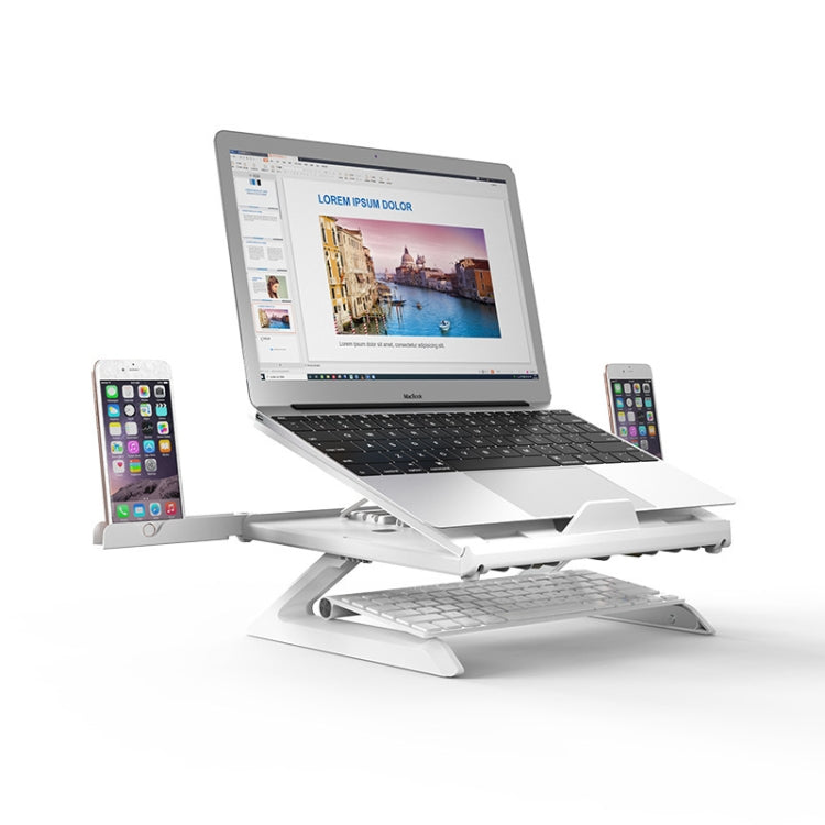 Multifunctional Folding Notebook Stand Monitor Increase Rack, Colour: Tripod (Black) - Laptop Stand by PMC TechLife | Online Shopping South Africa | PMC TechLife