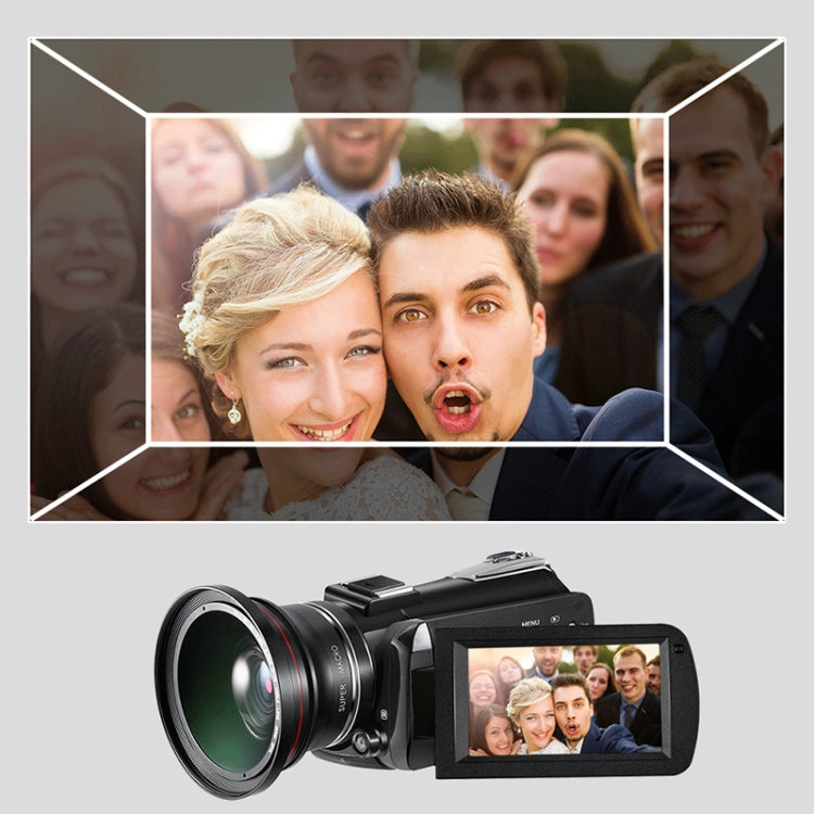 ORDRO AC3 3.1 inch IPS Screen 4K Full HD 13MP Night Vision WiFi Live Camcorder DV Digital Camera, Style:Standard + Microphone(Black) - free shipping - PMc TechLife - Order now!