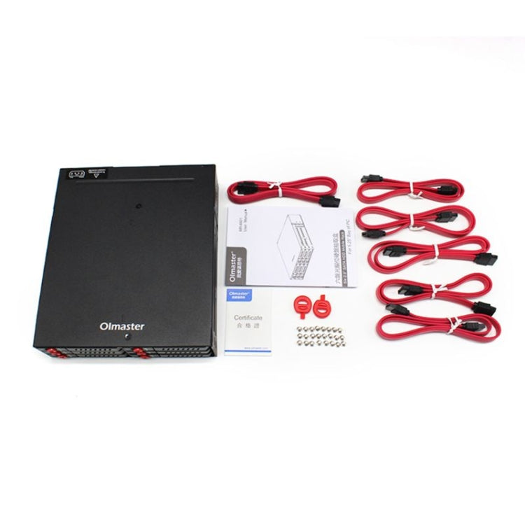 OImaster MR-6601 Six-Bay Optical Drive Hard Disk Box - free shipping - PMC Jewellery - Order now!