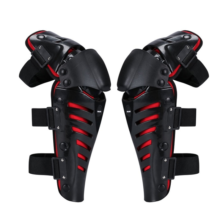 SULAITE Motocross Outdoor Sports Protective Gear Riding Windproof And Anti-Fall Activity Leggings Protector(Black Red) - free shipping - PMC TechLife - Order now!