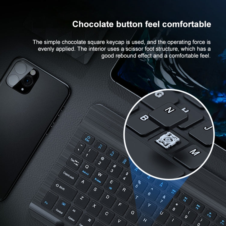 YS-001 7-8 inch Tablet Phones Universal Mini Wireless Bluetooth Keyboard, Style:Only Keyboard(Black) - free shipping - PMC TechLife - Order now!