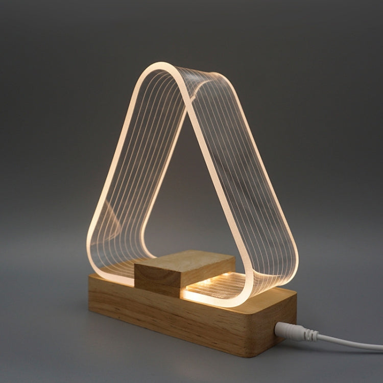 USB Simple Study Desk Lamp LED Acrylic Night Light - Bedside Light by PMc TechLife | Online Shopping South Africa | PMc TechLife | Buy Now Pay Later Mobicred