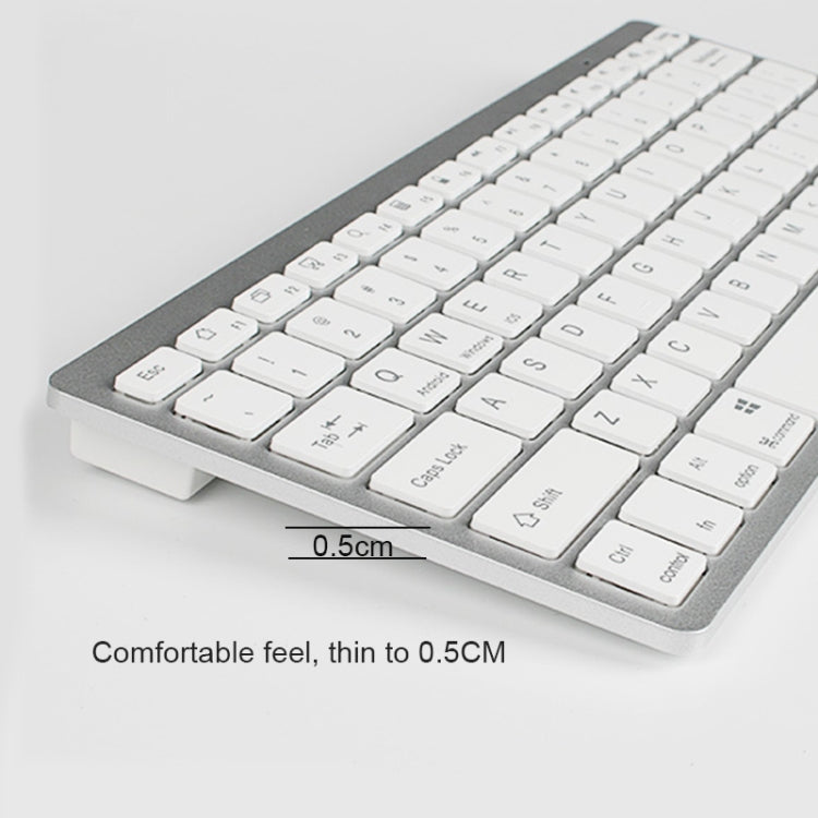 X5 Ultra-thin Mini Wireless Bluetooth Keyboard, Support Win / Android / IOS System(Black) - Universal Keyboard by PMC TechLife | Online Shopping South Africa | PMC TechLife