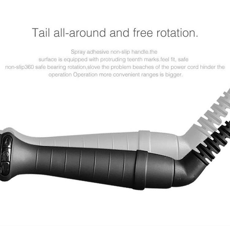 LCD Conical Curling Iron Single Tube Ceramic Glaze Pear Flower Cone, Size:25mm EU - free shipping - PMC TechLife - Order now!