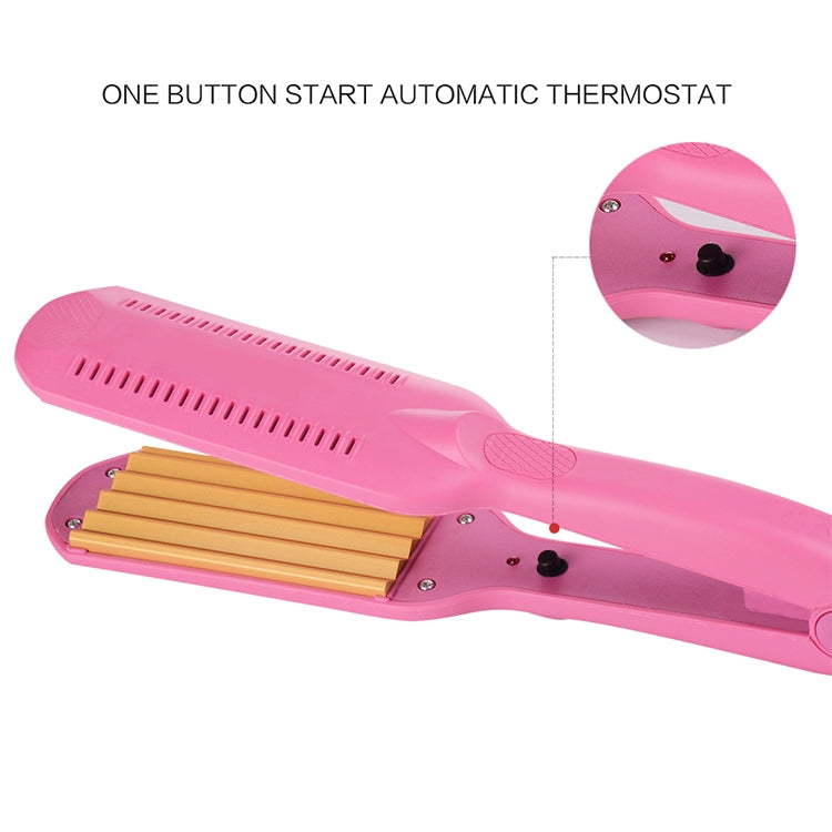 220V Professional Ceramic Corrugated Curling Iron(White) - free shipping - PMC TechLife - Order now!