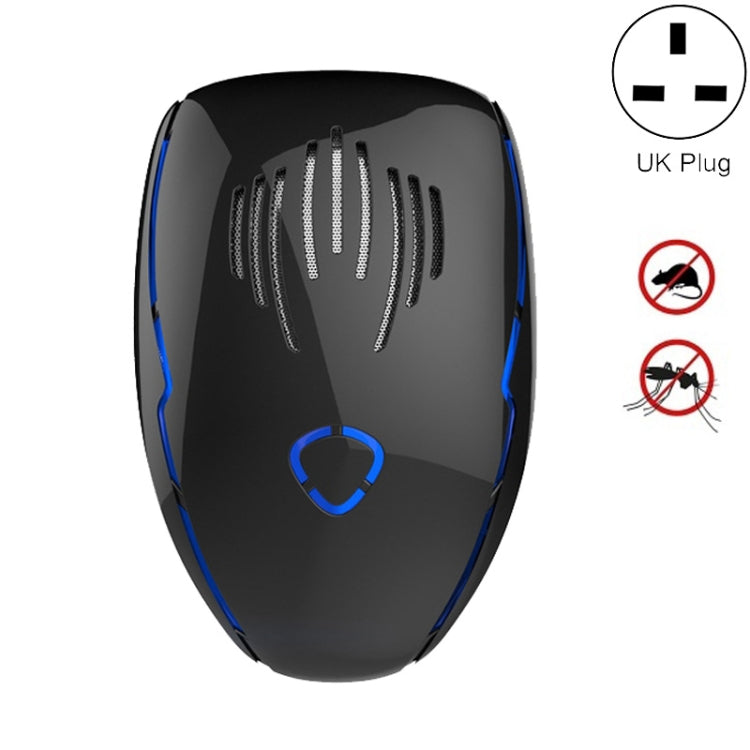 DC-9015 Household Energy-saving Multi-function Variable Frequency Ultrasonic Electronic Mouse and Mosquito Repellent, Style:UK Plug(Black) - Repellents by PMC TechLife | Online Shopping South Africa | PMC TechLife | Buy Now Pay Later Mobicred