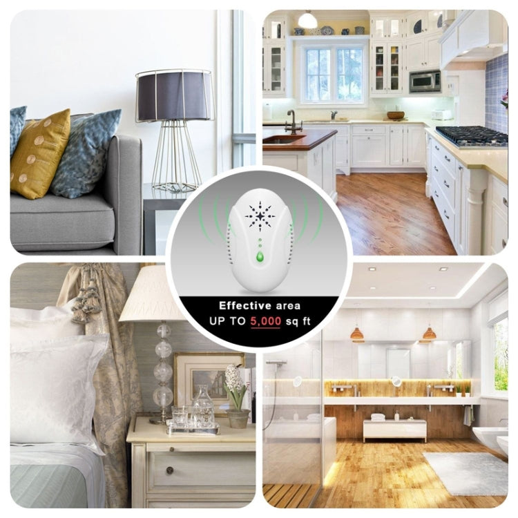 DC-9007 Ultrasonic Mosquito Repellent Portable Insect Repellent, Style:US Plug(White) - Repellents by PMC TechLife | Online Shopping South Africa | PMC TechLife | Buy Now Pay Later Mobicred