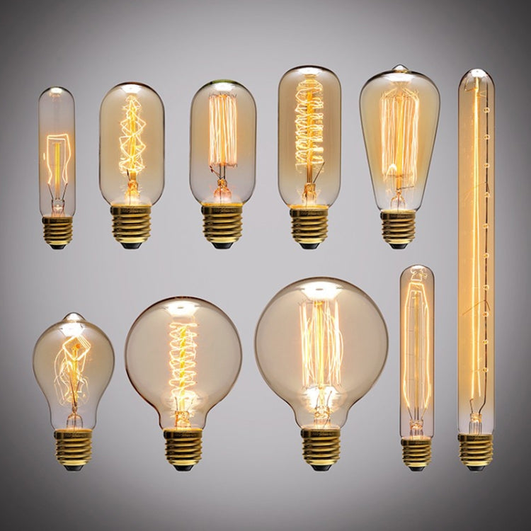 E27 40W Retro Edison Light Bulb Filament Vintage Ampoule Incandescent Bulb, AC 220V(G80 Spirai) - LED Blubs & Tubes by PMC TechLife | Online Shopping South Africa | PMC TechLife
