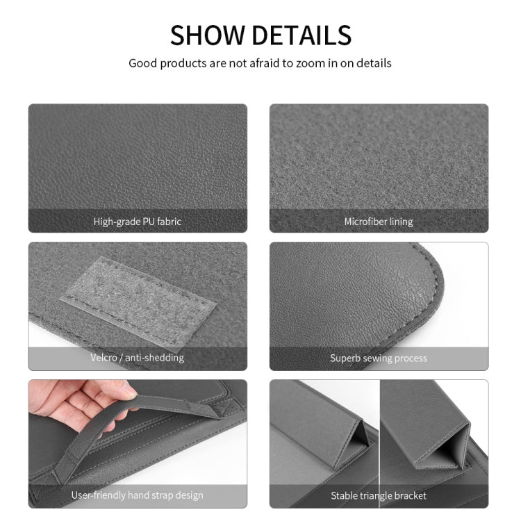 A2 4 in 1 Computer Bracket Liner Bag Storage Bag, Size:15 inch(Gray) - 15 inch by PMC TechLife | Online Shopping South Africa | PMC TechLife | Buy Now Pay Later Mobicred