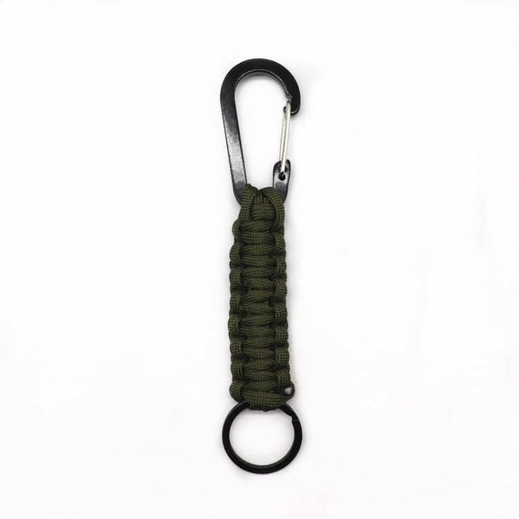 Outdoor Multifunctional Nylon Umbrella Rope Carabiner Key Chain(Army green) - free shipping - PMc TechLife - Order now!