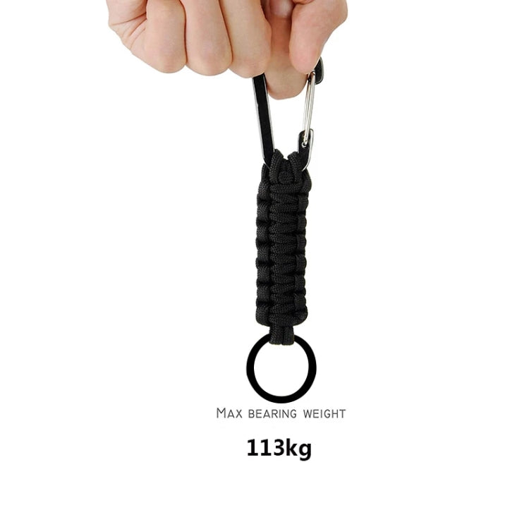 Outdoor Multifunctional Nylon Umbrella Rope Carabiner Key Chain(Army green) - free shipping - PMc TechLife - Order now!