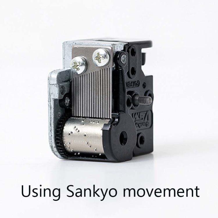 Girl Bedside Lamp Crystal Ball Wooden Base Music Box Charging Glow Rotating Night Light, Random Music(Lunar Christmas Tree) - Novelty Lighting by PMC TechLife | Online Shopping South Africa | PMC TechLife | Buy Now Pay Later Mobicred