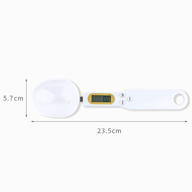 ABS Electronic Measuring Spoon Spoon Weighing Measuring Tool, Specification: 500g/0.1g, Colour: White - Kitchen Scales by PMC TechLife | Online Shopping South Africa | PMC TechLife