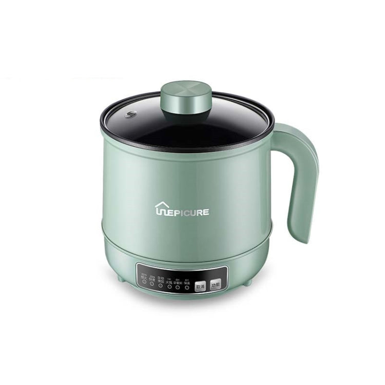 Multi-Function Electric-Cooker Mini Dormitory Student Cooking Rice Stir Frying Non-Stick Pot, 110V US Plug, Colour: Green Smart Single Pot(1.7L) - free shipping - PMC TechLife - Order now!