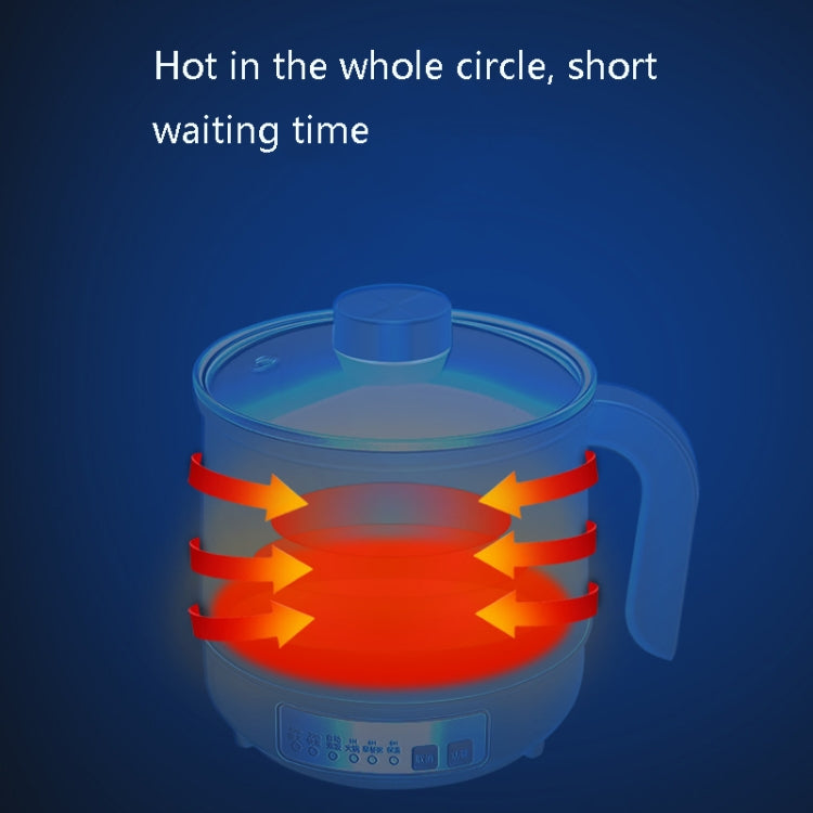 Multi-Function Electric-Cooker Mini Dormitory Student Cooking Rice Stir Frying Non-Stick Pot, 110V US Plug, Colour: Green Smart Single Pot(1.7L) - free shipping - PMC TechLife - Order now!