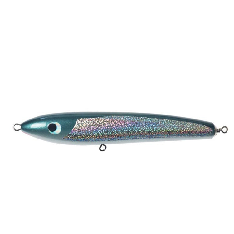 120g 22cm Floating Water Wooden Handmade Big Pencil  Deep Sea Boat Fishing Wave Lying Tuna Bait(Green Laser) - Fishing Lures by PMC TechLife | Online Shopping South Africa | PMC TechLife | Buy Now Pay Later Mobicred