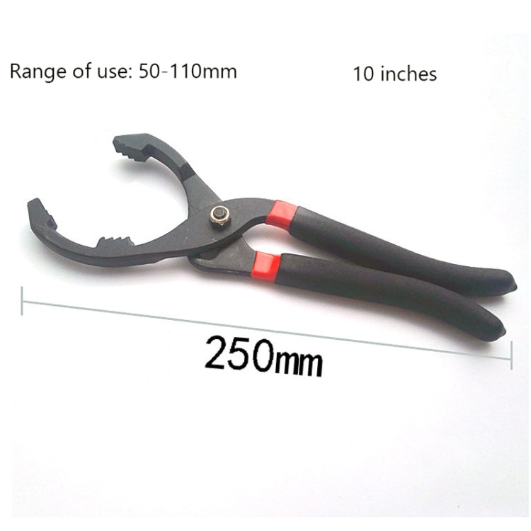 10 Inch Car Repairing Oil Filter Wrench Plier Disassembly Dedicated Clamp Filter Grease Wrench Special Tools - Hand Tool Sets by PMC TechLife | Online Shopping South Africa | PMC TechLife | Buy Now Pay Later Mobicred