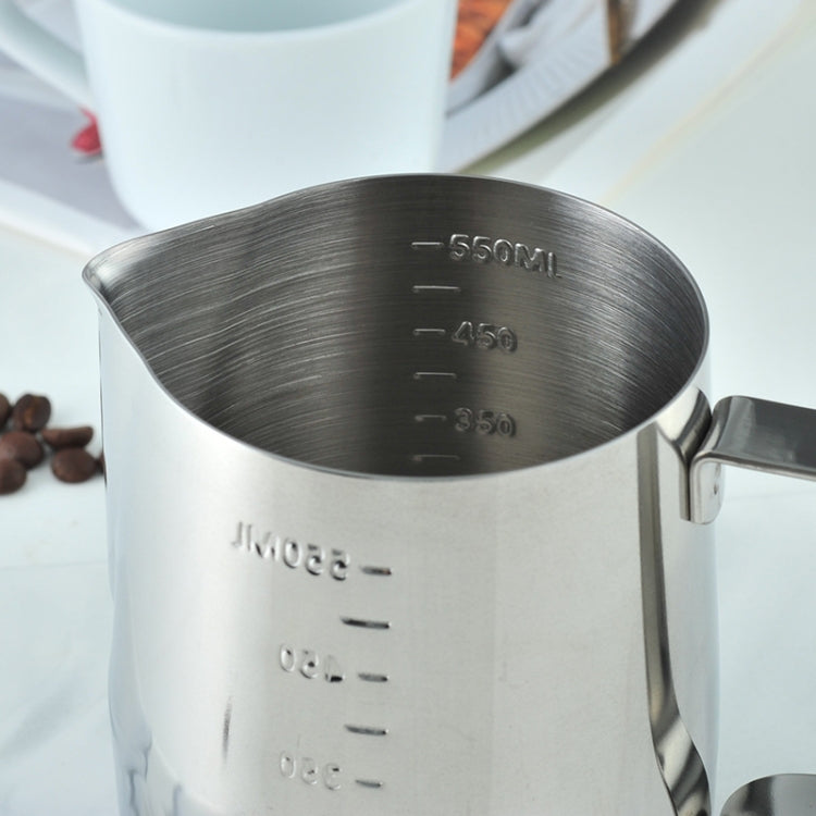 1000ml 304 Stainless Steel Pointed Mouth Etched Cup Graduated Measuring Cup Milk Foam Cup Coffee Pot - Coffee Machine & Accessories by PMC TechLife | Online Shopping South Africa | PMC TechLife | Buy Now Pay Later Mobicred
