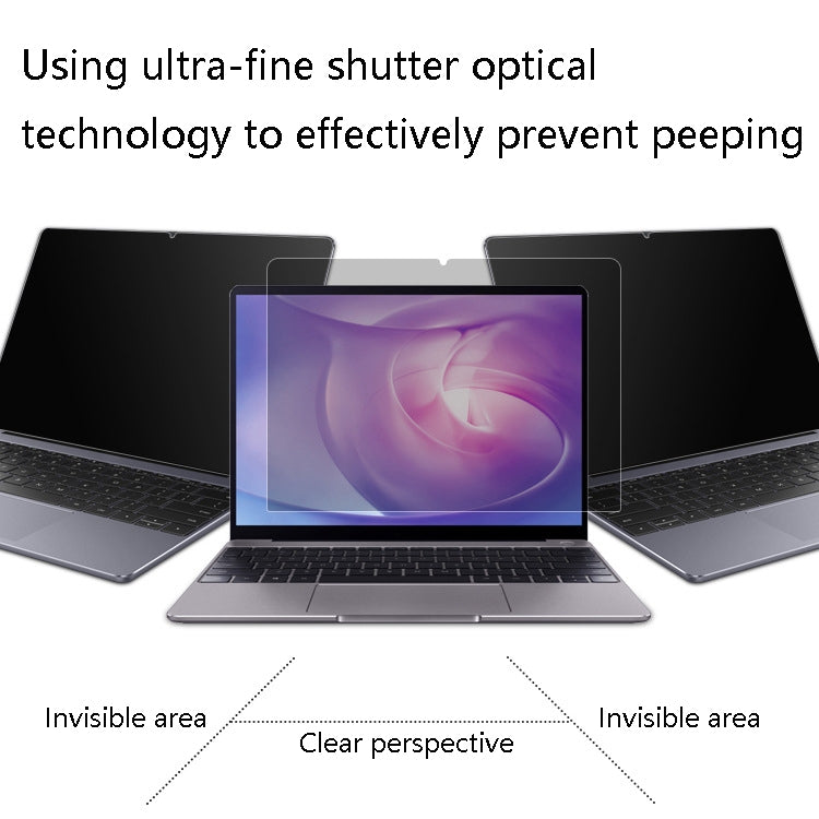 Laptop Anti-Peep Film Anti-Peeping Matte Reflective Screen Protective Film For Honor MagicBook Pro 16.1 (Full Glue) - Screen Protection Film by PMC Jewellery | Online Shopping South Africa | PMC Jewellery | Buy Now Pay Later Mobicred