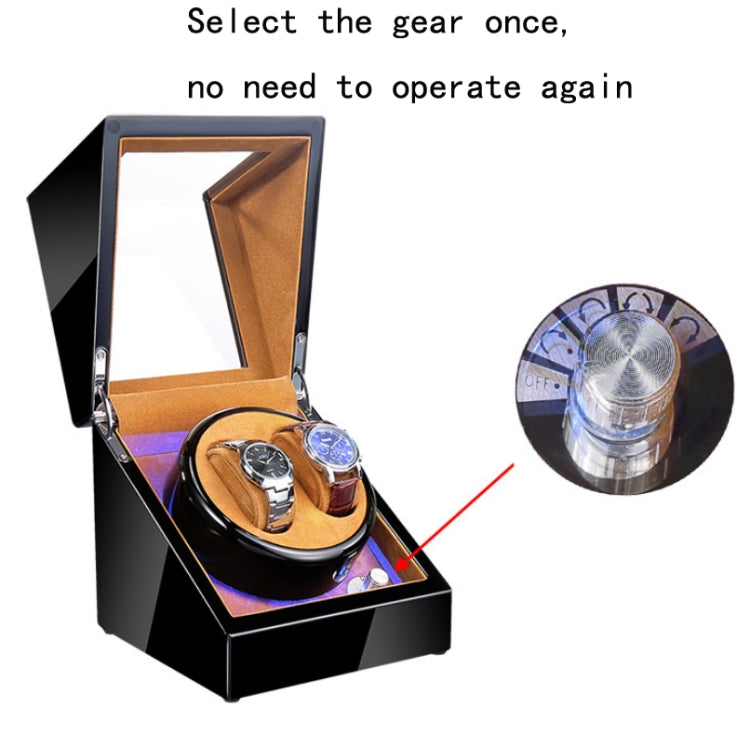 Watch Shaker Automatic Mechanical Watch Rotating Motor Winding Box, US / EU / UK Plug(Black Camel Flannel) - free shipping - PMC TechLife - Order now!