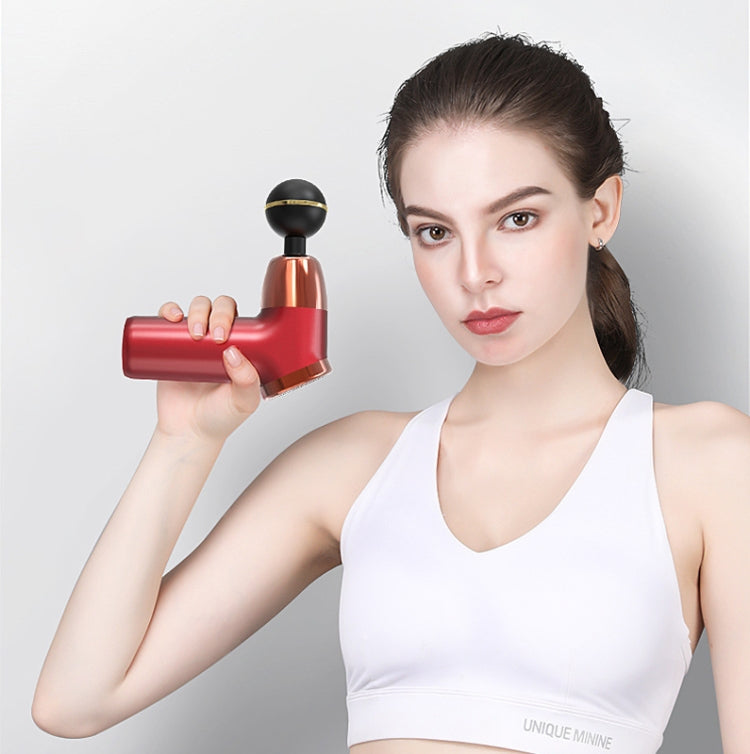 Fascia Gun Pocket Electric Shock Gun  Muscle Massage Gun, Specification: LCD Screen 20-speed (Black) - free shipping - PMC TechLife - Order now!