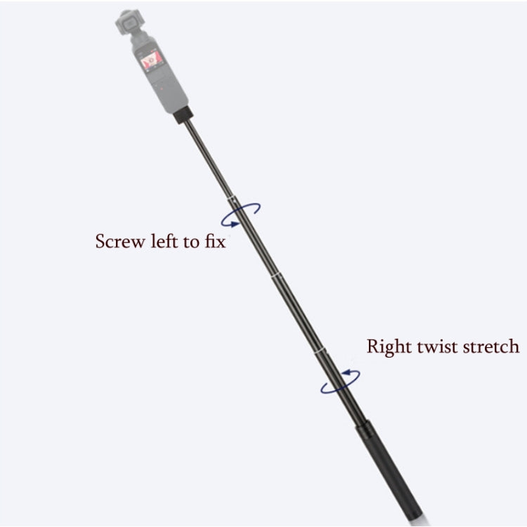 YC573B Extension Rod Stabilizer Dedicated Selfie Extension Rod for Feiyu G5 / SPG / WG2 Gimbal, DJI Osmo Pocket / Pocket 2 - Extendable Pole by PMC TechLife | Online Shopping South Africa | PMC TechLife | Buy Now Pay Later Mobicred