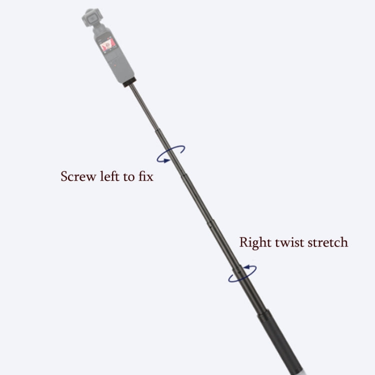 YC667C Extension Rod Stabilizer Dedicated Selfie Extension Rod for Feiyu G5 / SPG / WG2 Gimbal, DJI Osmo Pocket / Pocket 2 - Extendable Pole by PMC TechLife | Online Shopping South Africa | PMC TechLife | Buy Now Pay Later Mobicred