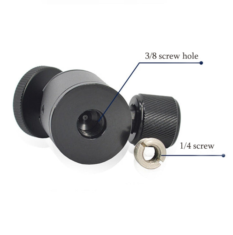 BH-904 Mini Desktop Aluminum Alloy Tripod Mini Ball Head 360 Degree Pan 90 Degree Tilt Tripod - Tripod Heads by PMC TechLife | Online Shopping South Africa | PMC TechLife | Buy Now Pay Later Mobicred