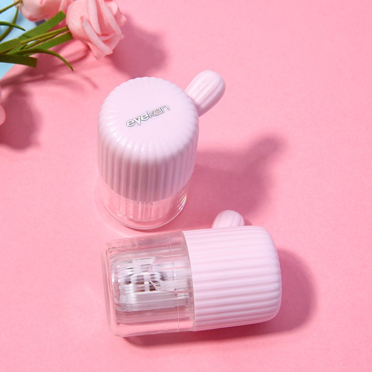 Eyekan HL-830 Manually Hand Pull Rotation Contact Lens Cleaner Washer Cleaning Lenses Case Tool(Pink) - Ultrasonic Cleaner by PMC TechLife | Online Shopping South Africa | PMC TechLife